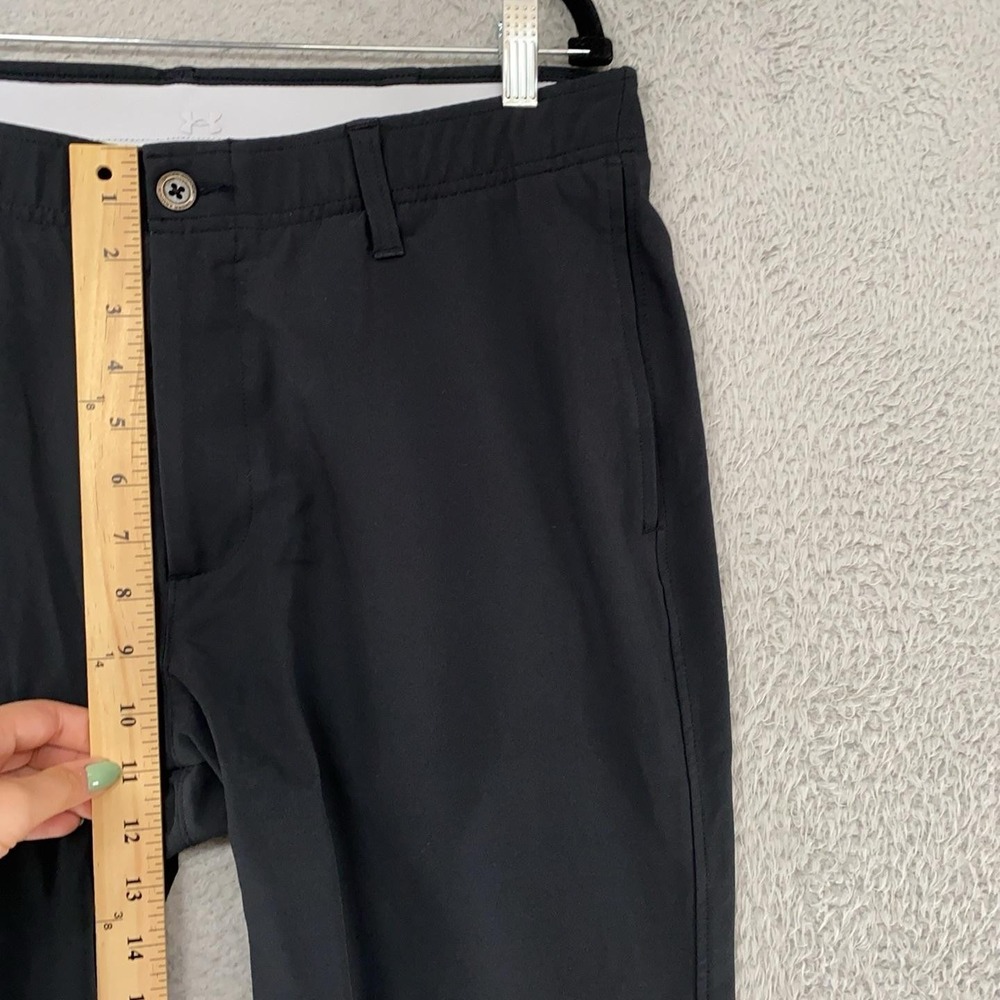 Under Armour Golf Pants Mens 36x32 Black Stretch Straight Leg Performance - Picture 7 of 16